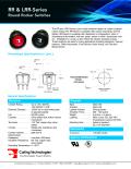 RR and LRR-Series Round Rocker Switches