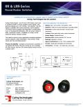 RR and LRR-Series Round Rocker Switches