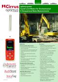 optimus green Sound Level Meters for Environmental and Occupational Noise Measurements