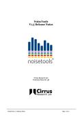 NoiseTools V1.5 Release Notes