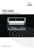TPS 3500  Hot Disk  Thermal Constants Analyser