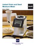 Instant Grain and Seed Moisture Meter Model PM650 