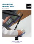 Instant Paper Moisture Meter Model HK300 