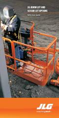 JLG BOOM LIFT AND SCISSOR LIFT OPTIONS