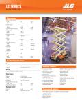 LE SERIES ELECTRIC SCISSOR LIFTS