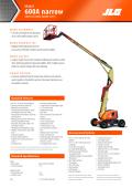 600A narrow ARTICULATING BOOM LIFTS