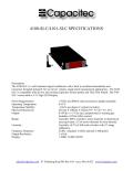 CAPACITEC-Capacitec 4100-SLC/4101-SLC Signal Conditioner Specifications